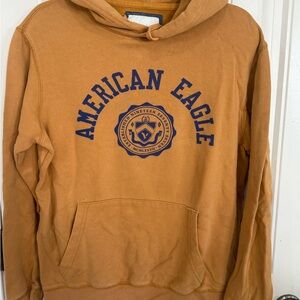 American Eagle Outfitters Men's Mustard Hoodie